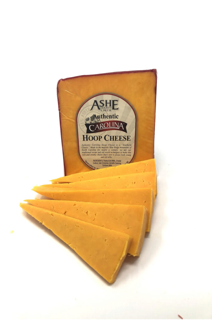 7oz. Mild Hoop Cheddar Wedge Ashe County Cheese